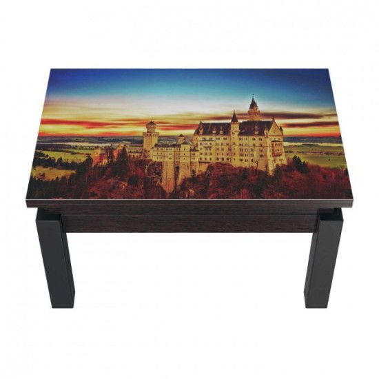 Стол-трансформер B-Fly PRINT 19 Art In Head 900x550x600 венге (101017709) Стол-трансформер B-Fly PRINT 19 Art In Head 900x550x600 венге (101017709)