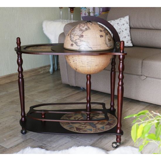 Globe bar with table Zodiac cream sphere 33 cm Grand Present 33035N Globe bar with table Zodiac cream sphere 33 cm Grand Present 33035N
