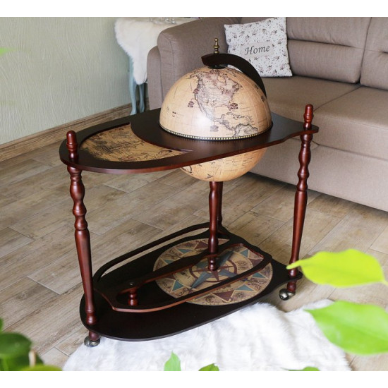 Globe bar with table Zodiac cream sphere 33 cm Grand Present 33035N Globe bar with table Zodiac cream sphere 33 cm Grand Present 33035N