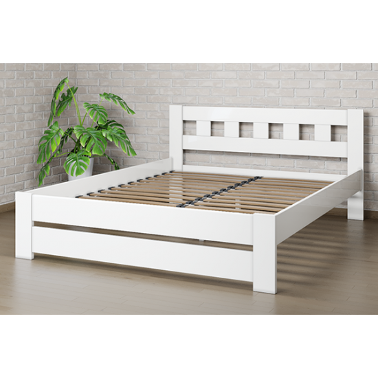 Кровать Camelia Сакура 160х200 Білий Сосна Лак Кровать Camelia Сакура 160х200 Білий Сосна Лак