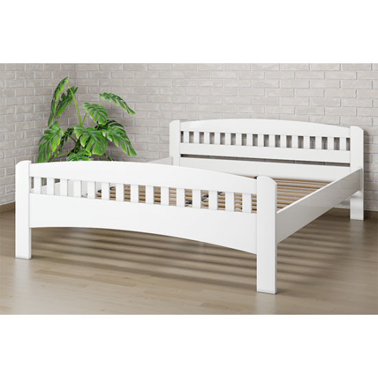 Кровать Camelia Розалія 120х200 Білий Бук Лак Кровать Camelia Розалія 120х200 Білий Бук Лак