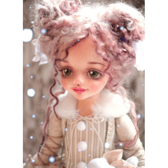 Collectible textile doll Collectible textile doll