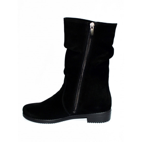 Half boots from natural suede.Free shipping Half boots from natural suede.Free shipping