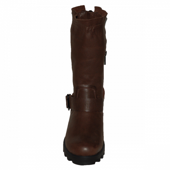 Brown winter boots made of genuine leather free shipping Brown winter boots made of genuine leather free shipping