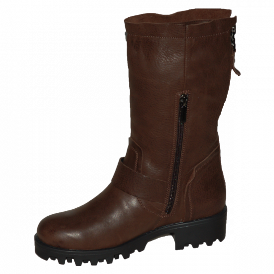 Brown winter boots made of genuine leather free shipping Brown winter boots made of genuine leather free shipping