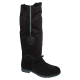 Black suede boots Black suede boots