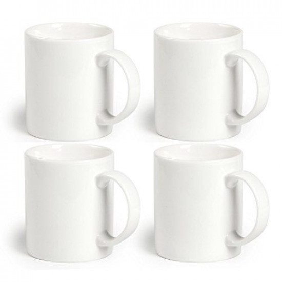 White Cup Ceramic Sublimation cup Standart. 4 pieces White Cup Ceramic Sublimation cup Standart. 4 pieces
