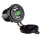 LiDiVi 2 USB Charger Socket Power Outlet 2.1A & 2.1A with 12-24V Voltmeter Green LED Digital Display for Car Boat Marine Mobile. Shipping: FREE Standard LiDiVi 2 USB Charger Socket Power Outlet 2.1A & 2.1A with 12-24V Voltmeter Green LED Digital Display for Car Boat Marine Mobile. Shipping: FREE Standard