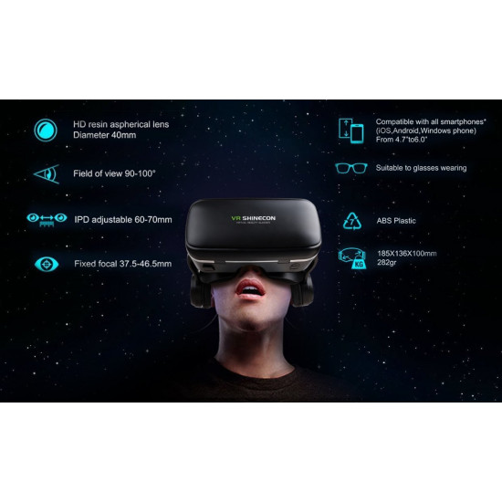 Гарнітура Pansonite 3D VR Віртуальна реальність 360° Окуляри Стереонавушники. Доставка: БЕЗКОШТОВНА стандартна міжнародна доставка Гарнітура Pansonite 3D VR Віртуальна реальність 360° Окуляри Стереонавушники. Доставка: БЕЗКОШТОВНА стандартна міжнародна доставка
