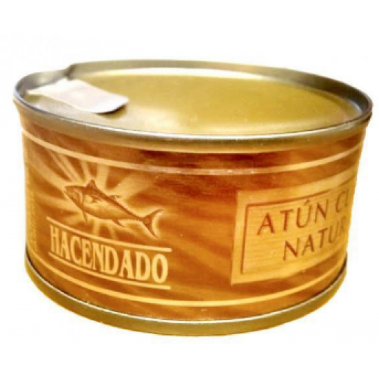 Tuna in its own juice Hacendado Atun Claro Natural 80 g (pcs.) Spain 4 pieces Tuna in its own juice Hacendado Atun Claro Natural 80 g (pcs.) Spain 4 pieces
