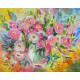 Oil painting. Rosehip is a gentle rose. Oil painting. Rosehip is a gentle rose.
