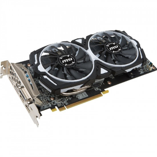 MSI PCI-Ex Radeon RX 580 ARMOR 8G / 4G GDDR5 (256 біт) (1340/8000) (DVI, 2 x HDMI, 2 x DisplayPort) (RX 580 ARMOR 8G / 4G) MSI PCI-Ex Radeon RX 580 ARMOR 8G / 4G GDDR5 (256 біт) (1340/8000) (DVI, 2 x HDMI, 2 x DisplayPort) (RX 580 ARMOR 8G / 4G)