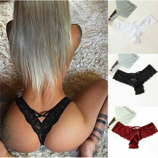 2019 Untrathin and Soft Womens Sexy Lace Underwear Panties Short Bikini Briefs Thong G-Pants High Waist Bikini Bottoms 2019 Untrathin and Soft Womens Sexy Lace Underwear Panties Short Bikini Briefs Thong G-Pants High Waist Bikini Bottoms