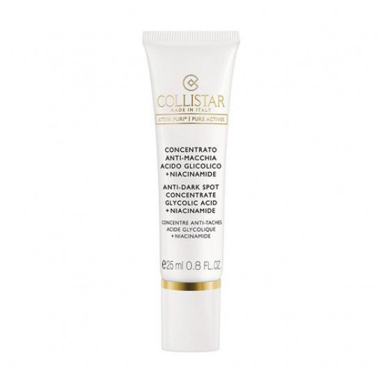 Концентрат против пигментных пятен Collistar Anti-Dark Spot Concentrate Glycolic Acid + Niacinamide, 25 мл Концентрат против пигментных пятен Collistar Anti-Dark Spot Concentrate Glycolic Acid + Niacinamide, 25 мл