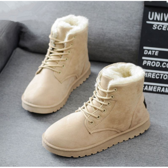 Women Boots 2019 Winter Snow Boots Female Boots Duantong Warm Lace Flat with Women Shoes Tide Botas Mujer Women Boots 2019 Winter Snow Boots Female Boots Duantong Warm Lace Flat with Women Shoes Tide Botas Mujer