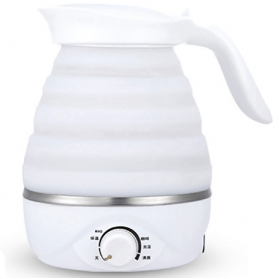Foldable electric kettle, durable silicone compact size, 850 W, for travel, camping, water boiler, electrical appliances, US standard plug Foldable electric kettle, durable silicone compact size, 850 W, for travel, camping, water boiler, electrical appliances, US standard plug