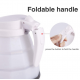 Foldable electric kettle, durable silicone compact size, 850 W, for travel, camping, water boiler, electrical appliances, US standard plug Foldable electric kettle, durable silicone compact size, 850 W, for travel, camping, water boiler, electrical appliances, US standard plug