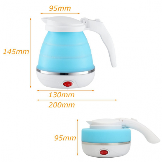 0.75L EU Plug Electric Kettle Silicone Foldable Portable Camping Travel Water Boiler Adjustable Voltage Household Electrical Appliances 0.75L EU Plug Electric Kettle Silicone Foldable Portable Camping Travel Water Boiler Adjustable Voltage Household Electrical Appliances