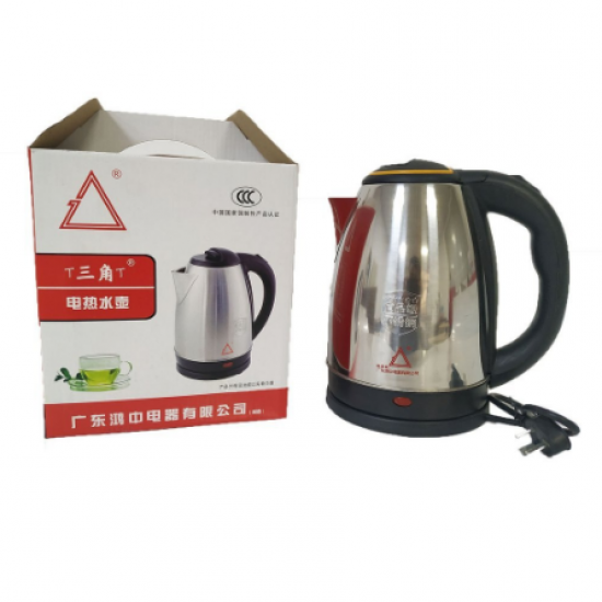 Stainless steel electric kettle, 2L, energy-efficient, anti-dry, water proof, heating, drip tray, jug shut off automatically, kettle Stainless steel electric kettle, 2L, energy-efficient, anti-dry, water proof, heating, drip tray, jug shut off automatically, kettle