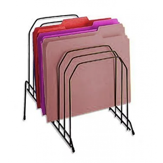 Office Metal Incline Desktop File Sorter Organizer, 8 Compartments, Black Office Metal Incline Desktop File Sorter Organizer, 8 Compartments, Black