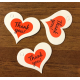Scrapbooking Element Sticker Pendant Decal 40mm Cardboard 8pcs Heart Thank you with Rope Hole Scrapbooking Element Sticker Pendant Decal 40mm Cardboard 8pcs Heart Thank you with Rope Hole