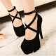 Footwear; womens pumps; Wedding evening shoes with cross lacing and ankle strap; model womens platform shoes; Plus Size Suede Women Pumps Fashion Spring 2020 Footwear; womens pumps; Wedding evening shoes with cross lacing and ankle strap; model womens platform shoes; Plus Size Suede Women Pumps Fashion Spring 2020