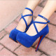 Footwear; womens pumps; Wedding evening shoes with cross lacing and ankle strap; model womens platform shoes; Plus Size Suede Women Pumps Fashion Spring 2020 Footwear; womens pumps; Wedding evening shoes with cross lacing and ankle strap; model womens platform shoes; Plus Size Suede Women Pumps Fashion Spring 2020