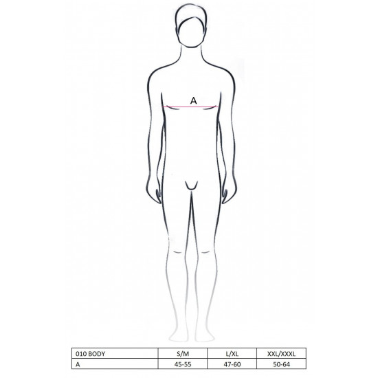 Мужское эротическое боди 010 BODY Black L/XL - Passion Мужское эротическое боди 010 BODY Black L/XL - Passion