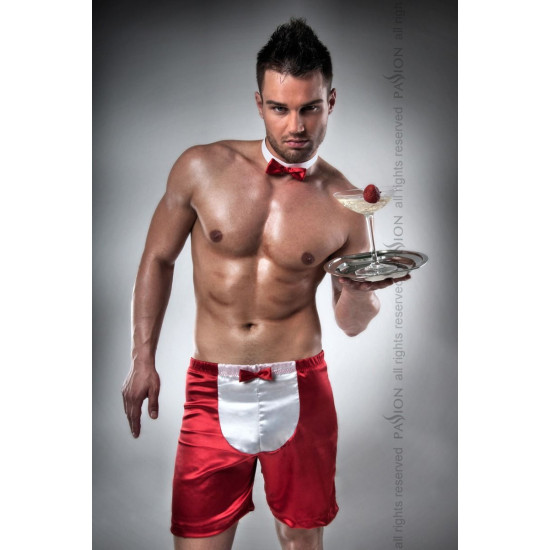 Erotic man's set 019 SHORT Red L / XL - Passion Erotic man's set 019 SHORT Red L / XL - Passion