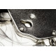 Adrien Lastic Handcuffs White metal handcuffs with white trim Adrien Lastic Handcuffs White metal handcuffs with white trim