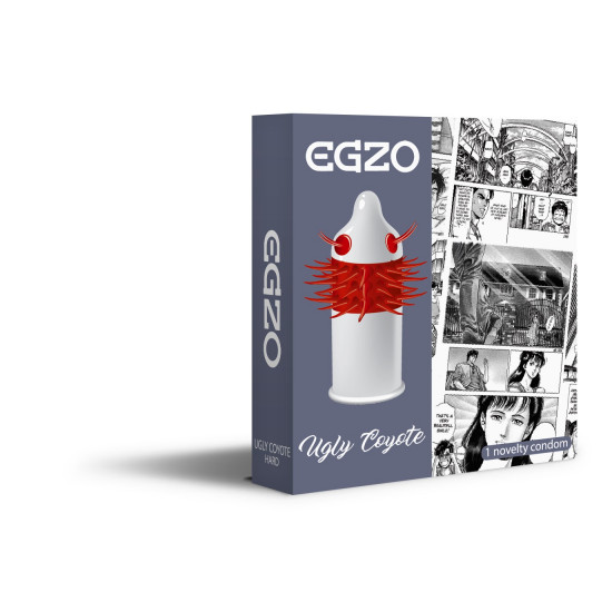 Насадка на член EGZO Uglu Coyot (презерватив с усиками) Насадка на член EGZO Uglu Coyot (презерватив с усиками)