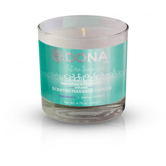 Массажная свеча DONA Scented Massage Candle Sinful Spring NAUGHTY (135 гр) Массажная свеча DONA Scented Massage Candle Sinful Spring NAUGHTY (135 гр)