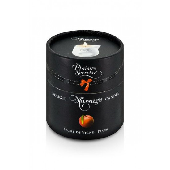 Массажная свеча Plaisirs Secrets Peach (80 мл) Массажная свеча Plaisirs Secrets Peach (80 мл)