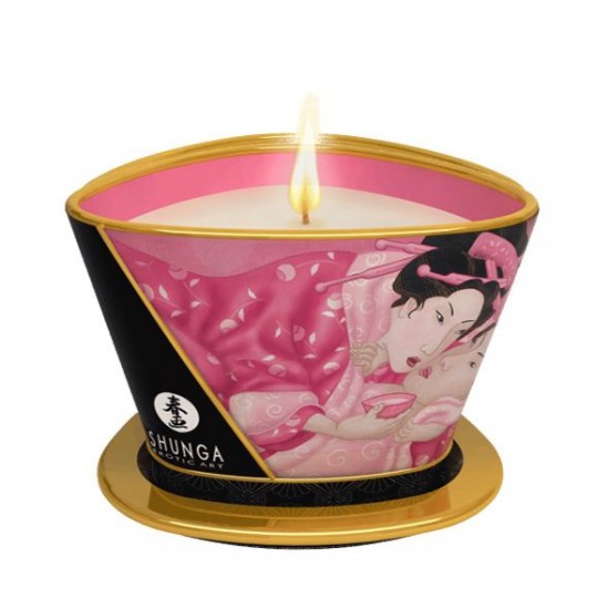 Массажная свеча Shunga MASSAGE CANDLE - Rose Petals (170 мл) Массажная свеча Shunga MASSAGE CANDLE - Rose Petals (170 мл)
