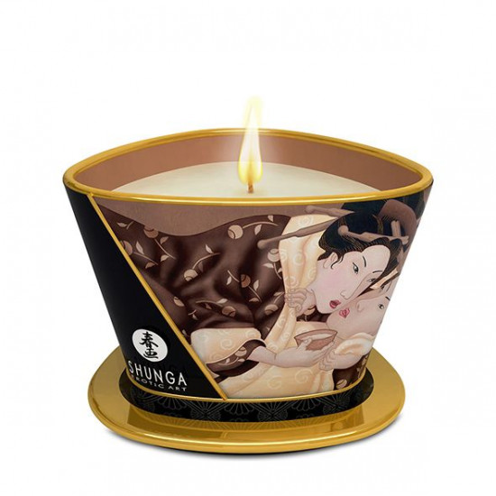 Массажная свеча Shunga MASSAGE CANDLE - Intoxicating Chocolate (170 мл) Массажная свеча Shunga MASSAGE CANDLE - Intoxicating Chocolate (170 мл)