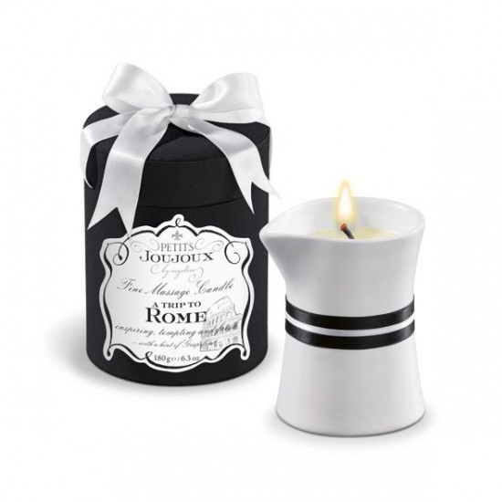 Massage candle Petits Joujoux - Rome - Grapefruit and Bergamott (190 g) Massage candle Petits Joujoux - Rome - Grapefruit and Bergamott (190 g)