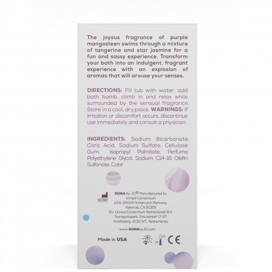 Бомбочка для ванни Dona Bath Bomb - Sassy - Tropical Tease (140 гр) Бомбочка для ванни Dona Bath Bomb - Sassy - Tropical Tease (140 гр)