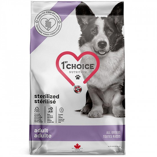 1st Choice (Fest Choys) Adult Sterilized – A dry feed with chicken for the sterilized dogs of various breeds 1st Choice (Fest Choys) Adult Sterilized – A dry feed with chicken for the sterilized dogs of various breeds