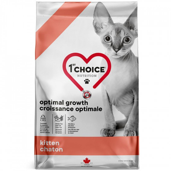 1st Choice (Fest Choys) Kitten Optimal Growth - A dry feed with fish for kittens with sensitive digestion 1st Choice (Fest Choys) Kitten Optimal Growth - A dry feed with fish for kittens with sensitive digestion