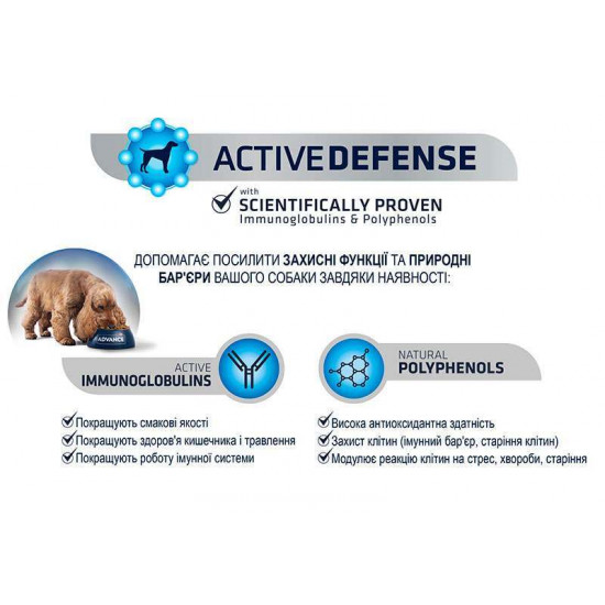 Advance Dog Adult Mini Chicken&Rice - A dry feed with meat of chicken for adult dogs of small breeds Advance Dog Adult Mini Chicken&Rice - A dry feed with meat of chicken for adult dogs of small breeds