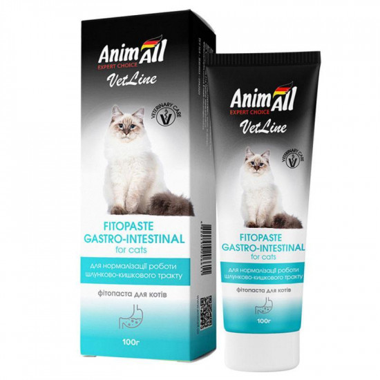 AnimAll VetLine (EnimAll VetLayn) Fitopaste Gastro-intestinal - Fitopasta for normalization of work of digestive tract at cats AnimAll VetLine (EnimAll VetLayn) Fitopaste Gastro-intestinal - Fitopasta for normalization of work of digestive tract at cats