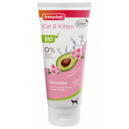 Beaphar (Беафар) Bio Shampoo Cat & Kitten - Шампунь для дорослих котів та кошенят Beaphar (Беафар) Bio Shampoo Cat & Kitten - Шампунь для дорослих котів та кошенят