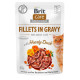 Brit Care (Care Is shaven) Cat Fillets in Gravy Hearty Duck is the Damp forage of Brit Care (Care Is shaven) Cat Fillets in Gravy Hearty Duck is the Damp forage of