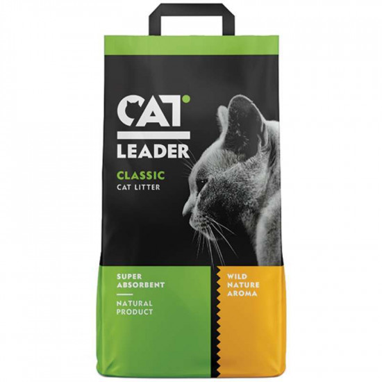 Cat Leader WILD NATURE - Filler комкующийся for cat's toilets Cat Leader WILD NATURE - Filler комкующийся for cat's toilets