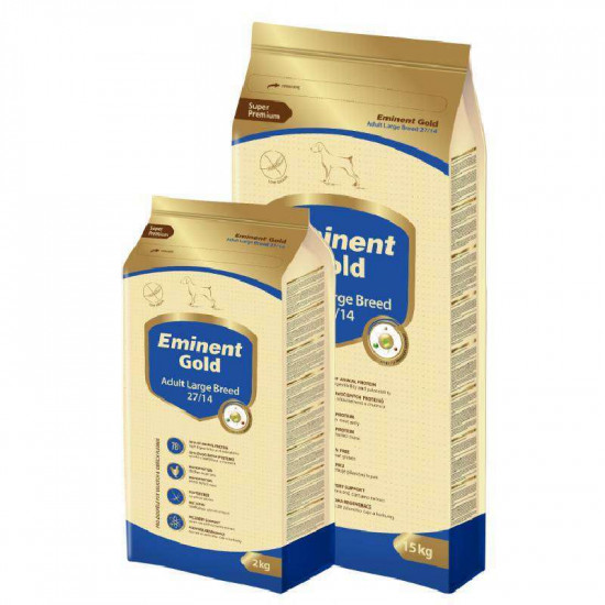 Eminent Gold Adult Large Breed 27/14 - A Polnoratsionny forage with chicken for adult dogs of large and huge breeds Eminent Gold Adult Large Breed 27/14 - A Polnoratsionny forage with chicken for adult dogs of large and huge breeds