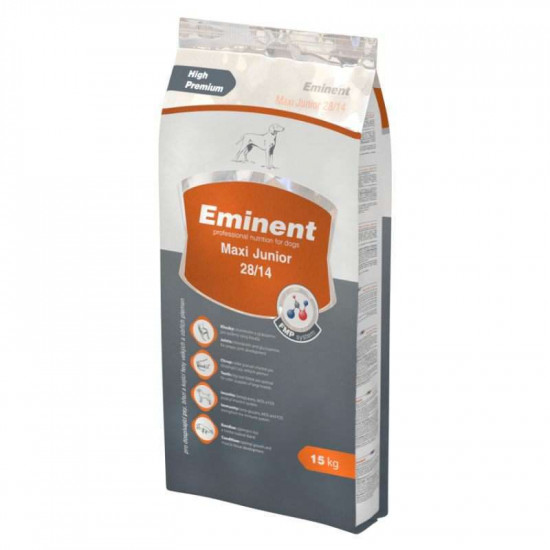 Eminent Maxi Junior 28/14 - A Polnoratsionny forage with chicken for the growing-up dogs of the large and huge breeds pregnant and feeding Eminent Maxi Junior 28/14 - A Polnoratsionny forage with chicken for the growing-up dogs of the large and huge breeds pregnant and feeding