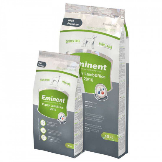 Eminent (Емінент) Puppy Lamb&Rice All Breeds 29/16 - Повнорационный корм з ягнятком для цуценят, вагітних і собак різних порід Eminent (Емінент) Puppy Lamb&Rice All Breeds 29/16 - Повнорационный корм з ягнятком для цуценят, вагітних і собак різних порід