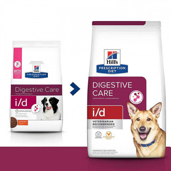 Hill' s (Hills) of Prescription Diet i/d Digestive Care (ActivBiome+) - the Forage diet for dogs with chicken and innovative mix of prebiotic food fibers, maintenance of health of a GIT Hill' s (Hills) of Prescription Diet i/d Digestive Care (ActivBiome+) - the Forage diet for dogs with chicken and innovative mix of prebiotic food fibers, maintenance of health of a GIT
