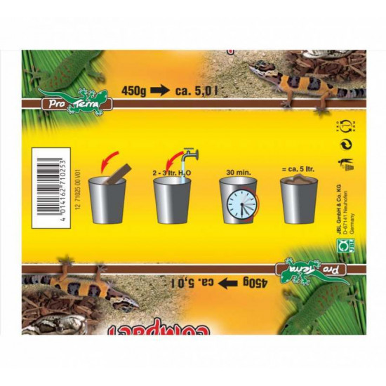 JBL (GBL) TerraCoco Compact - Ground soil for any terrariums from coconut chips JBL (GBL) TerraCoco Compact - Ground soil for any terrariums from coconut chips