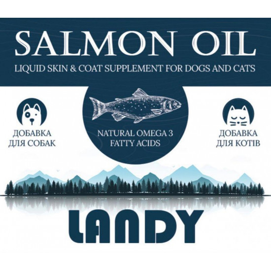Landy Salmon Oil - Salmon oil for cats and dogs Landy Salmon Oil - Salmon oil for cats and dogs